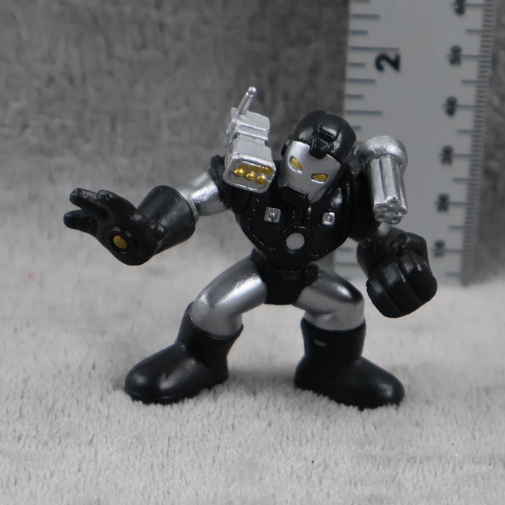 Armored Robot Action Figure Black Plastic Unboxed Miniature Collectible